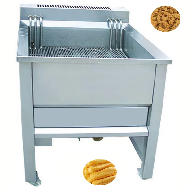

30L Stainless Steel Electric Deep Fryer with Basket Small French Fries and Cassava Vending Robot Donut Machine