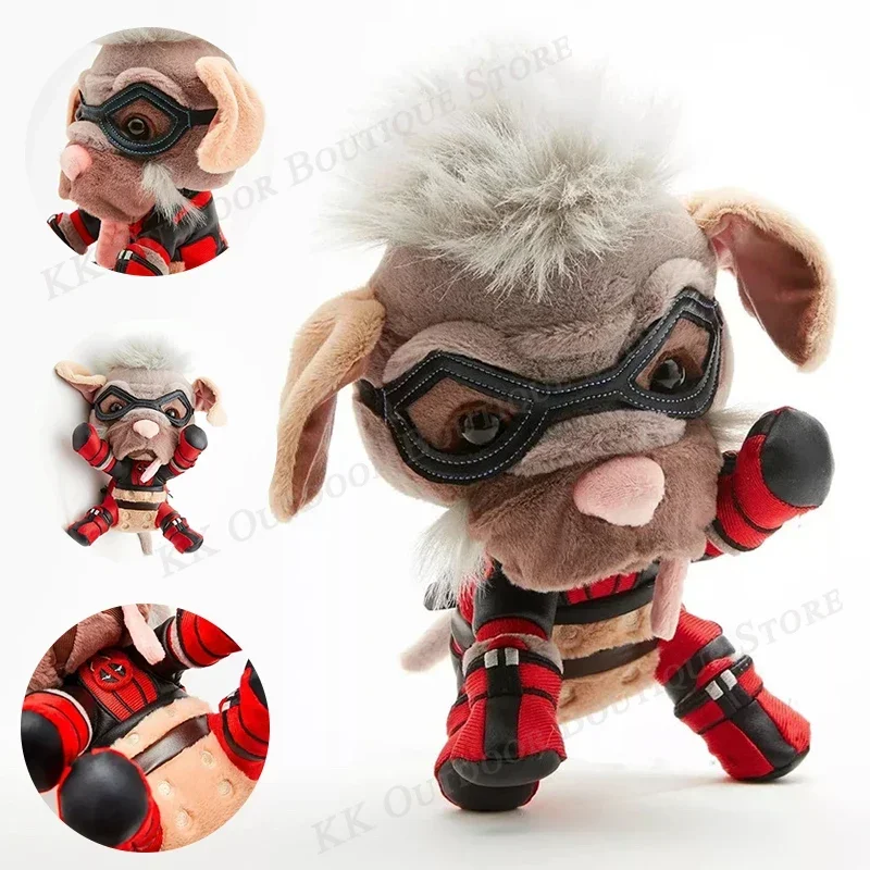 Juguetes de peluche de Deadpool y Lobezno, almohada Logan de Lobezno, decoración de habitación, regalos de Navidad para niños