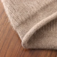 100%Pure Wool Women's Winter Knitted Hats Cute Lace-up Students Pullover Hat Autumn Winter Warm Windproof Earflap Beanies Female - Image 6