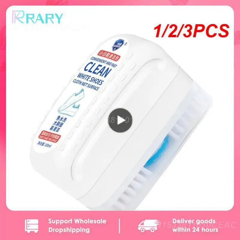 1/2/3PCS Shoe Cleaner White Shoes Cleaning Agent Foam Cleaner Decontamination Detergent Shoes Cleaning Agent Washing