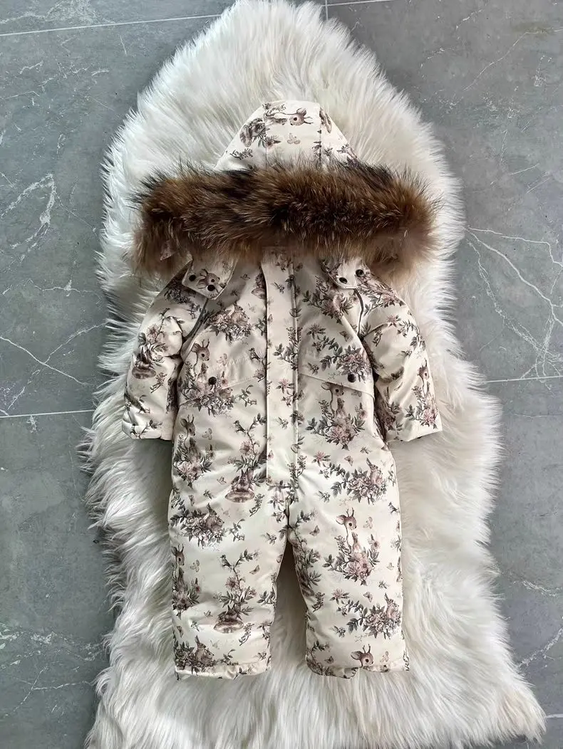 Herbst-Winter-Kinder-Baby-Mädchen-Baumwoll-Blumen-Overalls, einreihig, niedlich, schick, Baby-Overall, Kinder-Einteiler-Hose – Detail 4