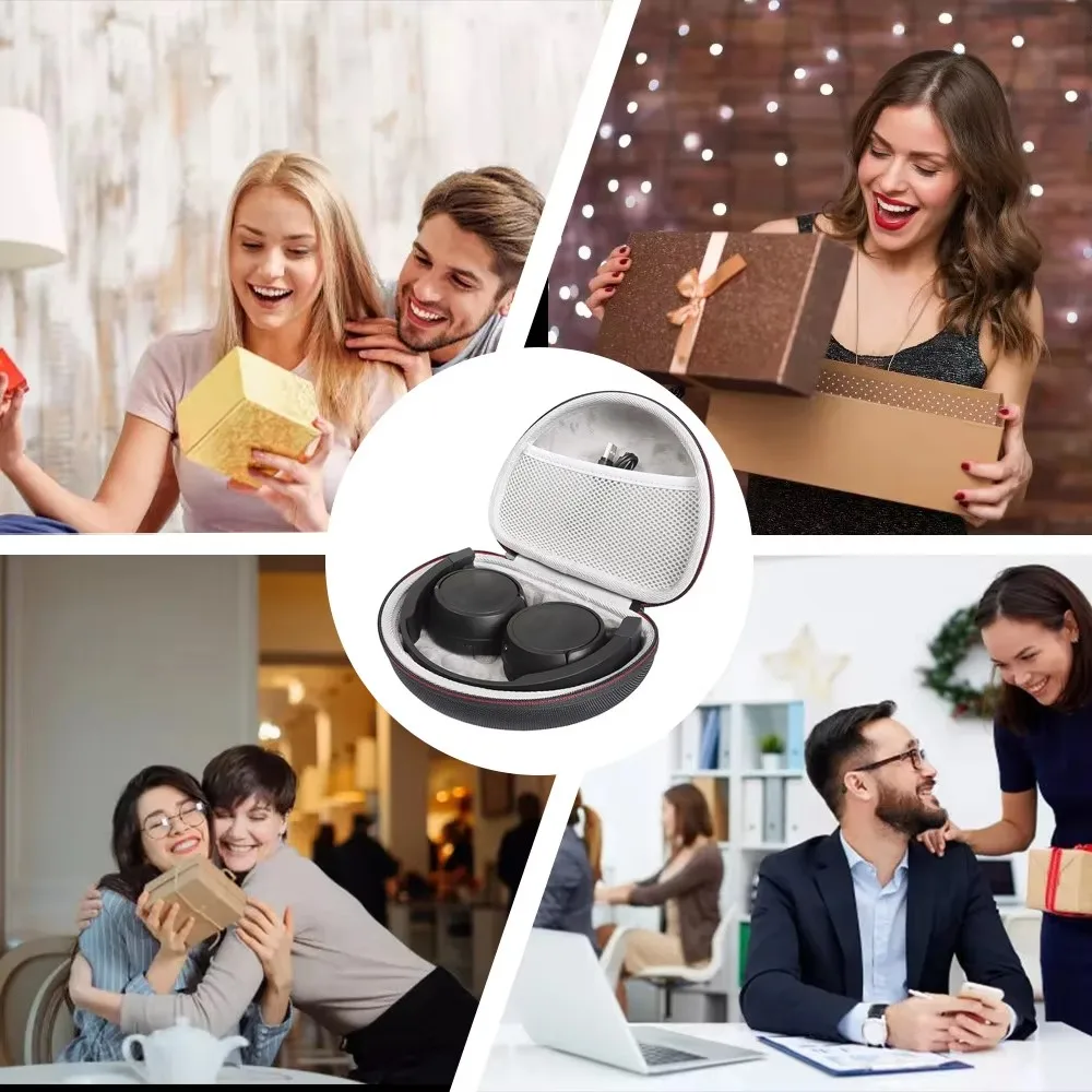 ヘッドフォンケース JBL Tune 510BT 500BT 600BTNC T450BT 660NC JR 300BT 310BT Sony MDR-ZX110 用、有線ワイヤレス保護スリーブバッグ