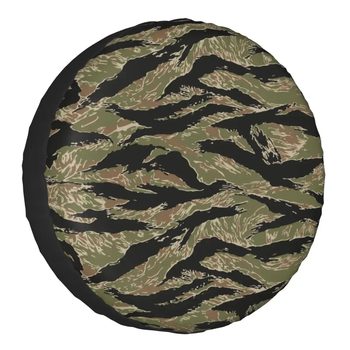 Tiger Stripe Camo Spare Wheel Cover for Jeep Honda 4x4 RV Military Tactical Camouflage Tire Protector 14