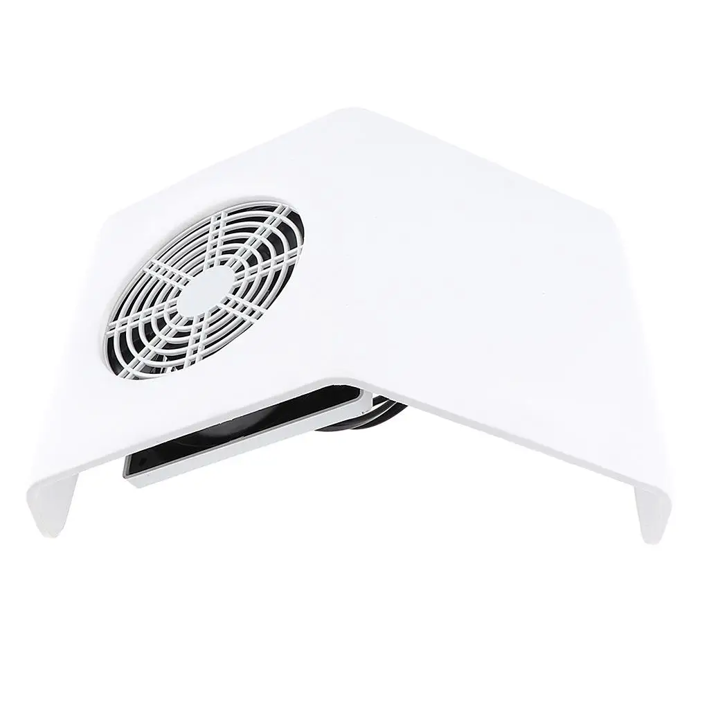 Nail Vacuum Cleaner with Filter 20W Powerful Suction Fan for Manicure Salon Polish and Gel Stickers
