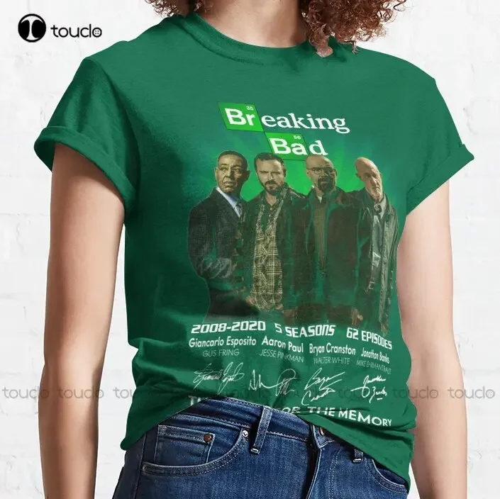 Breaking Bad Anniversary Thank You For The Memories T-Shirt Crewneck Shirts Outdoor Simple Vintag Casual T Shirts Xs-5Xl Unisex