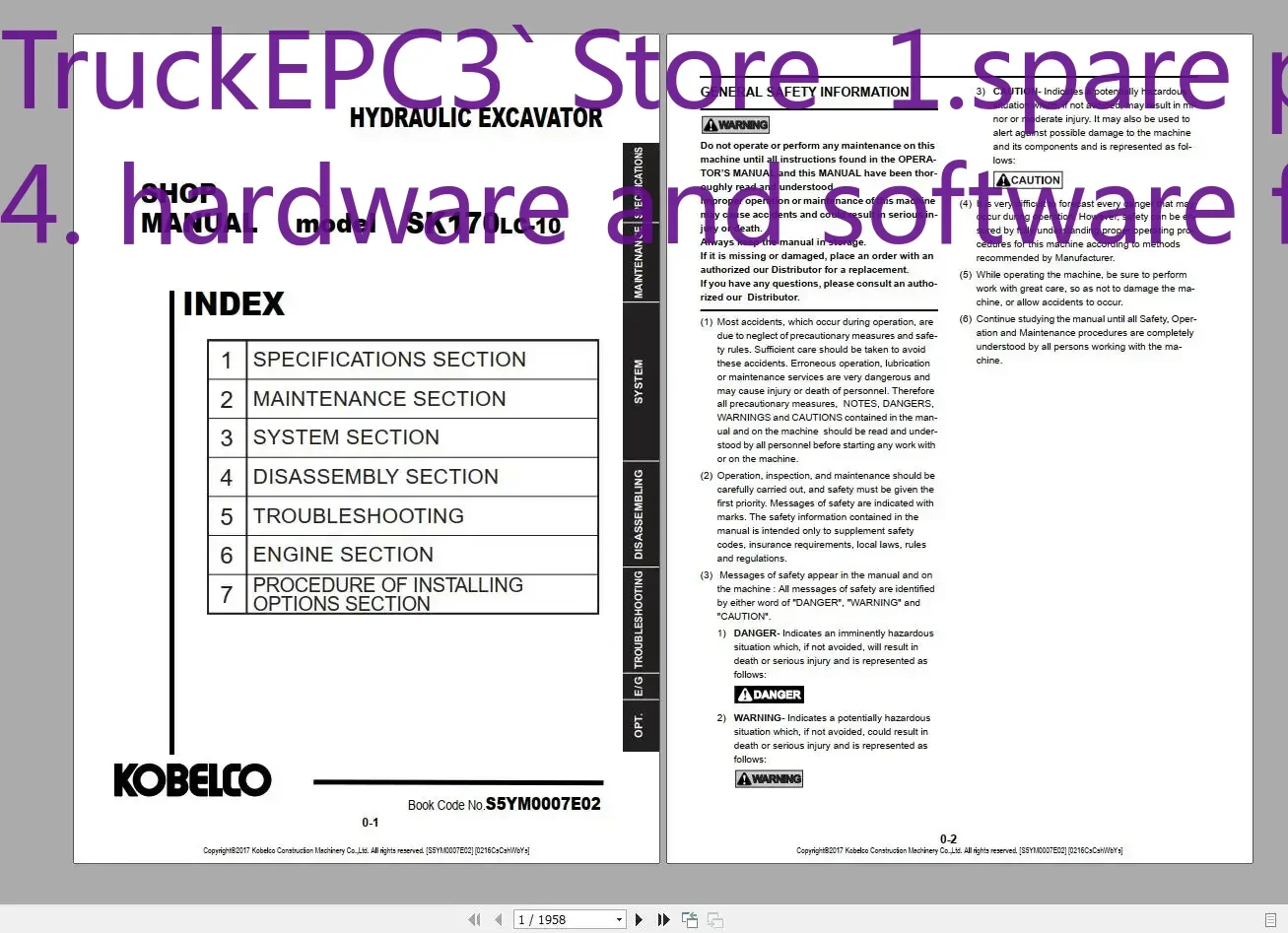 

TruckEPC3 KOBELCO SHOP РУЧНЫЙ — СЕРВИСНЫЙ РУЧНЫЙ ПОЛНЫЙ PDF 55 ГБ 2022