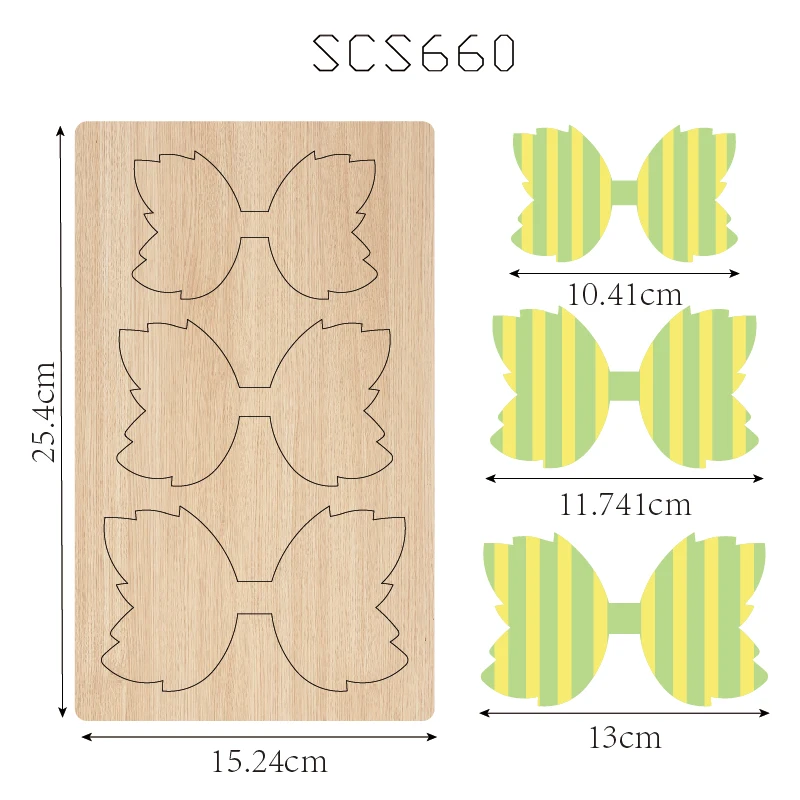 Wooden Bow Cutting Knife Die, Used with the Machine, SCS660