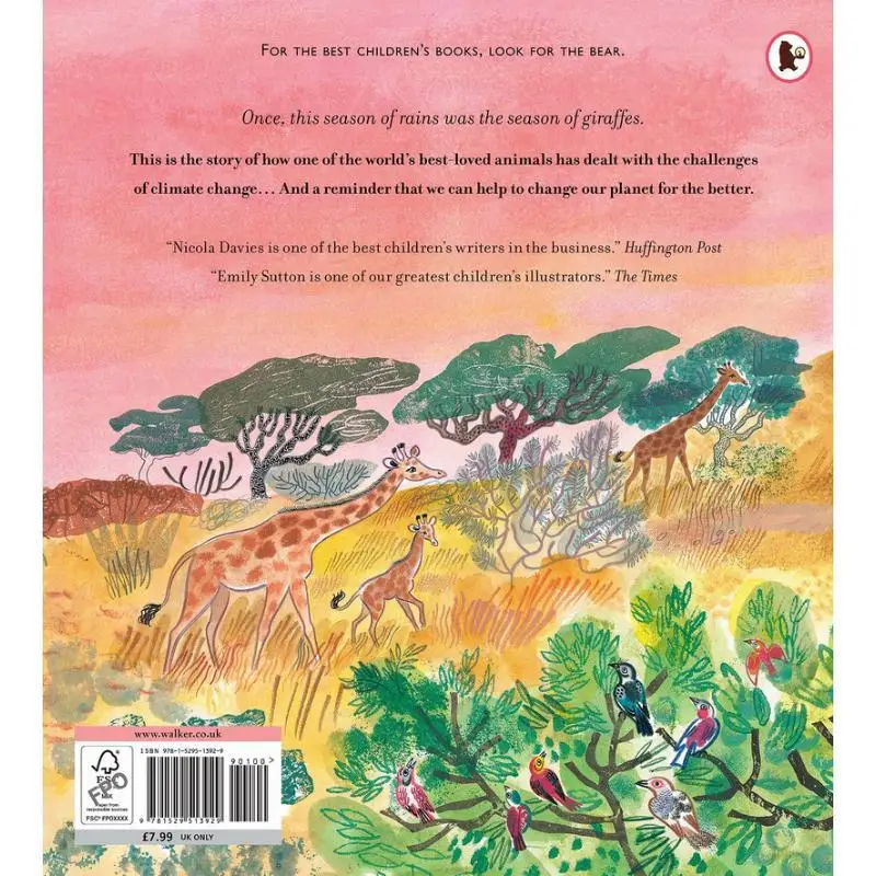 Emily SuttonProtecting The Planet The Season Of Giraffes Nicola Davies Walker UK 9781529513929 Book