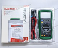 MASTECH MS8217 Digital Multimeter AC/DC Current Voltage Resistance Capacitance Tester with Temperature Test Display 4000 counts
