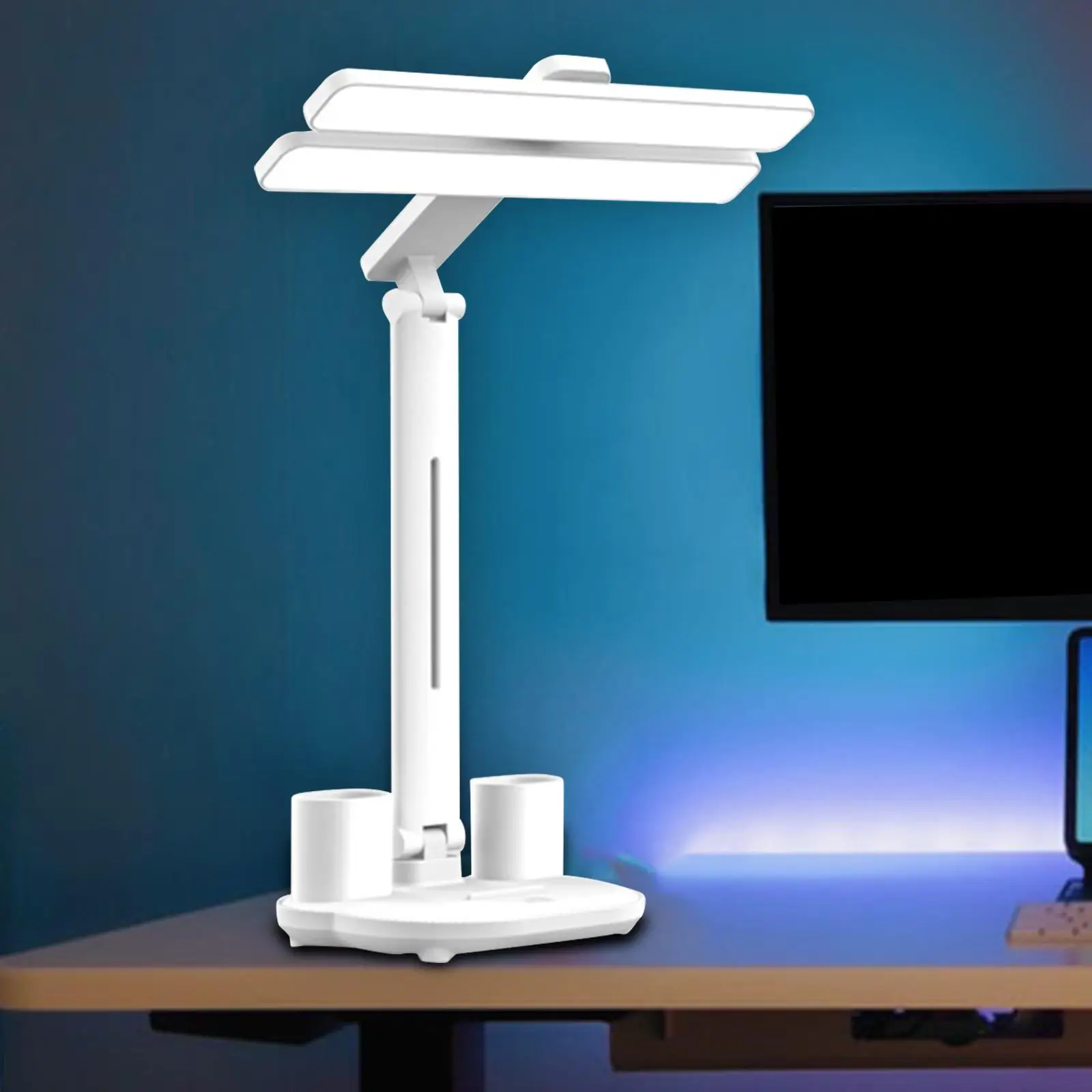 Portable Torch 3 Light Modes 3 in 1 Desk Lamp for Office Reading Study