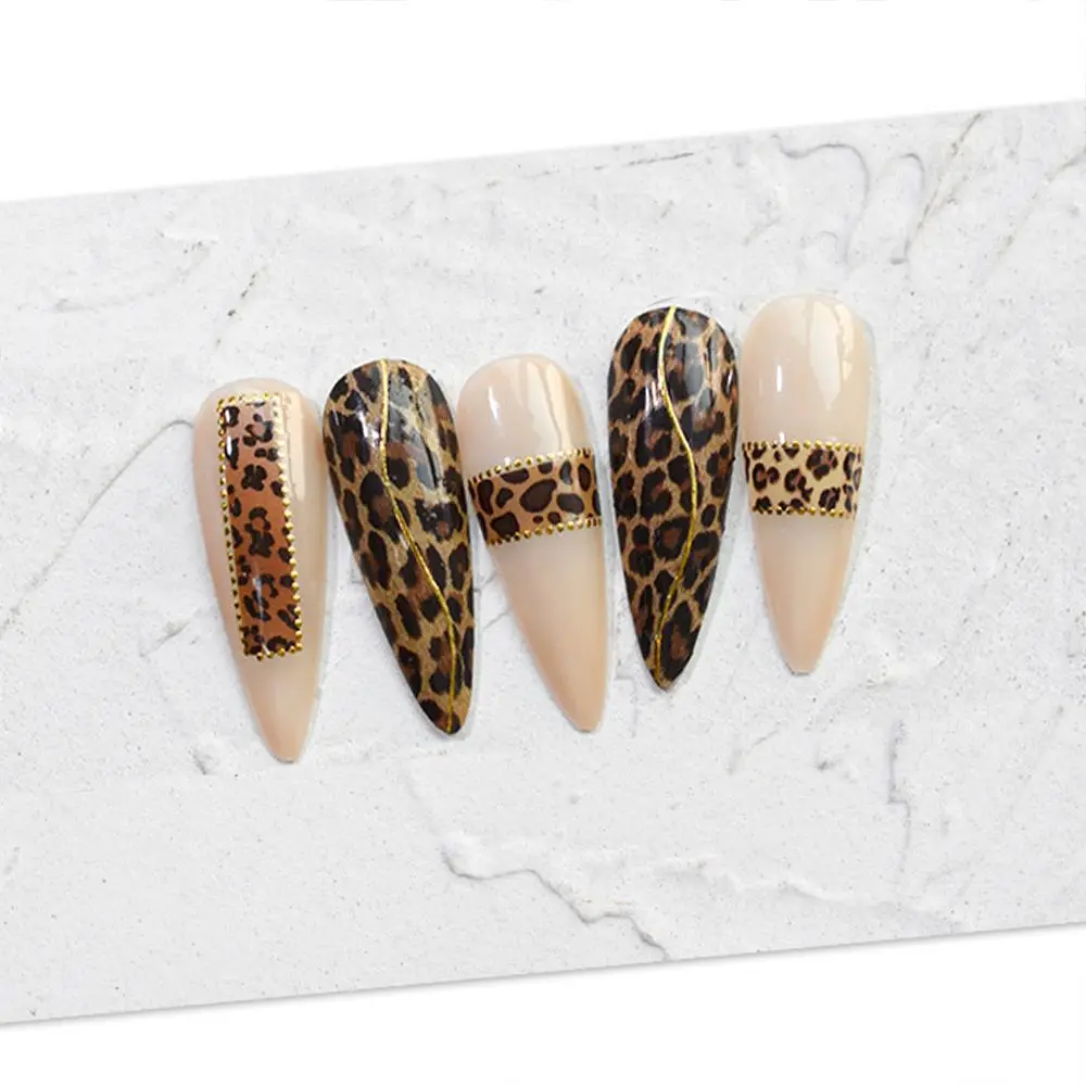 Tiger Snake DIY Nail Materials Manicure Leopard Nail Sticker Nail Art Decoration Adhesive Decals 3D Nail Stickers