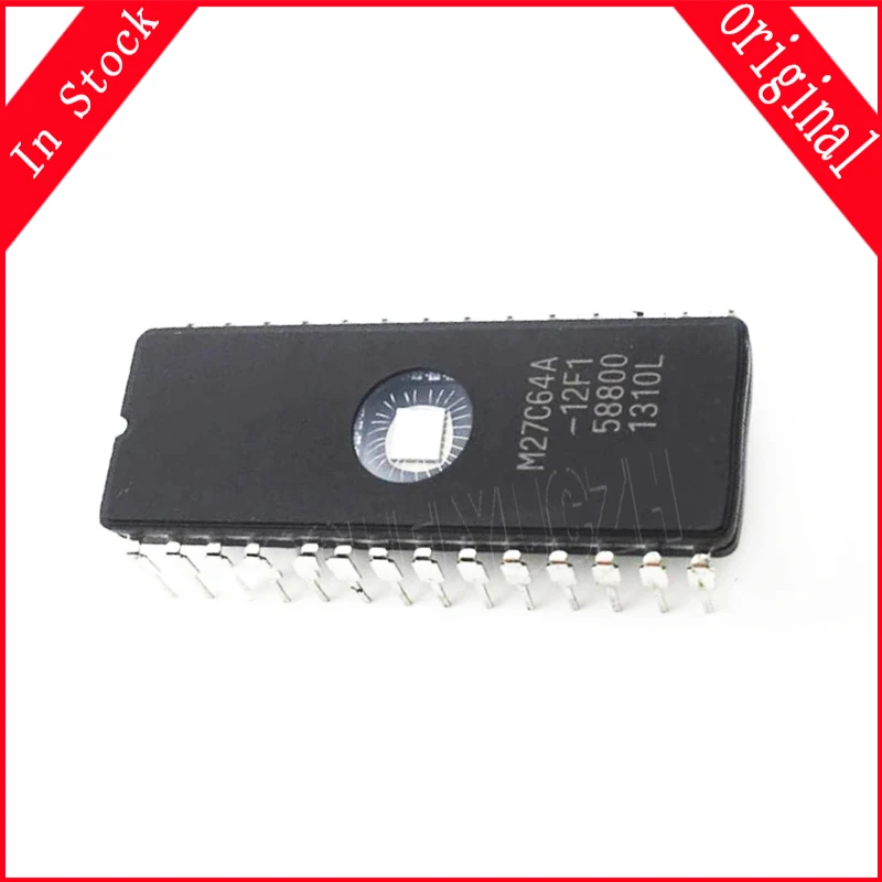 

10pcs/lot M27C64 M27C64A-12F1 DIP-28 27C64 M2764 CDIP-28 M27C64A-10F1 DIP28 In Stock