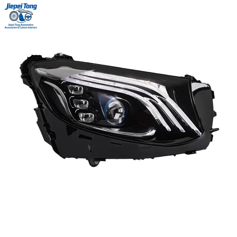 

Подходит для Mercedes-Benz GLC (W253) 2016-2019 годов выпуска, модифицированные дневные ходовые огни в стиле Maybach, светодиодные фары.