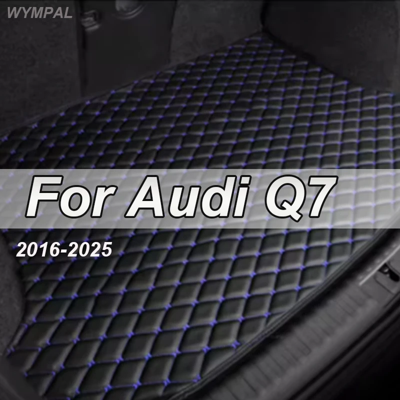 

Для Audi Q7 Seven Seats 2016-2025 2024 2023 2022 2021 20 19 18 17 коврик в багажник автомобиля ковер аксессуары для интерьера