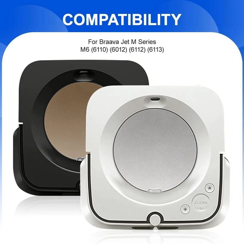 وسادات تنظيف مبللة بديلة لإطارات العجلات ممسحة قماشية لـ Irobot Braava Jet M6 (6110) (6012) (6112) (6113) ممسحة روبوت نهائية