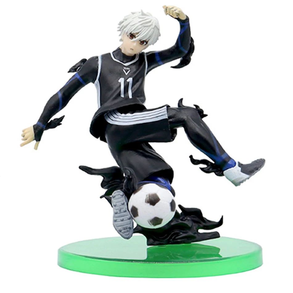 الأزرق قفل أنيمي Isagi Yoichi Seishiro Bachira Meguru Bachira Meguru Mikage Reo PVC عمل أرقام أنيمي الكرتون لعبة مجسمة هدية