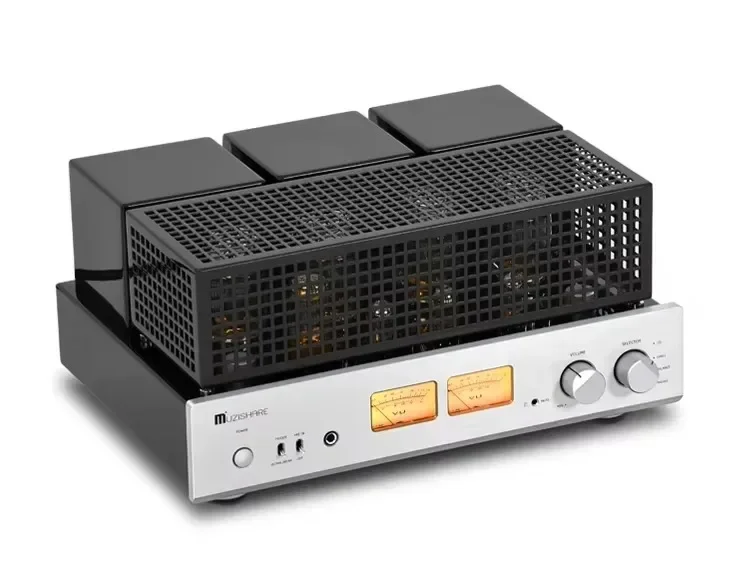 AMXEKR MUZISHARE X7 New KT88 Push-Pull Tube Amplifier  Balanced GZ34 Lamp Amp Best Selling with Phono and Remote Amplifier Audio