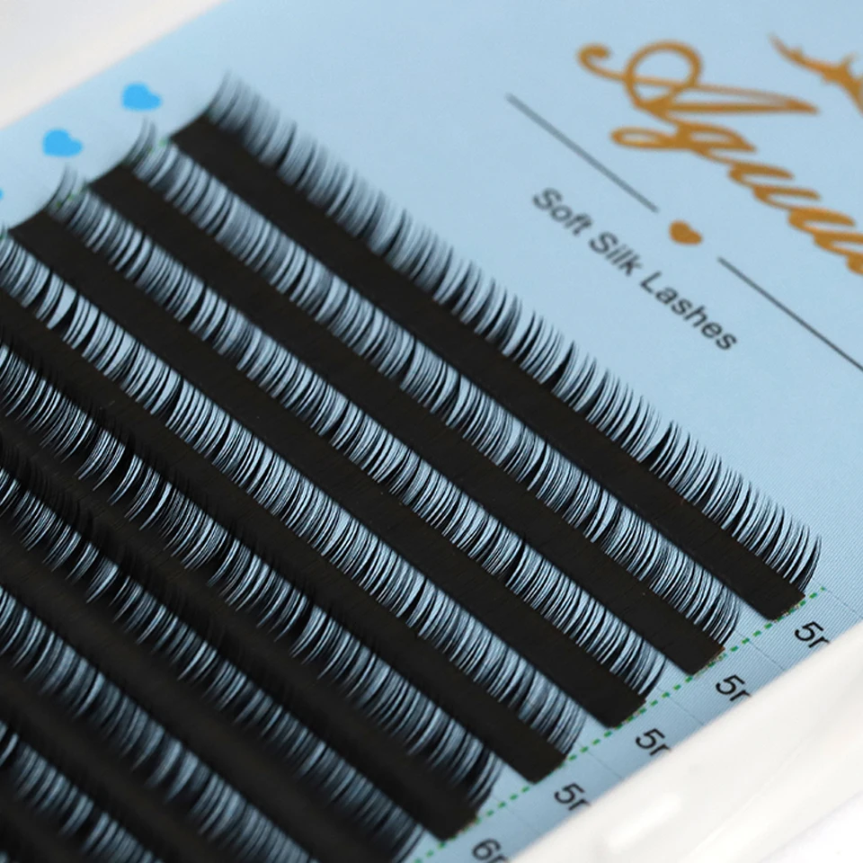 Aguud Bottom Eyelash Extension B/J/C/D 5mm 6mm 7mm Individual Natural Soft Under Lower Lashes BASF Pbt Classic Eyelash Supplies
