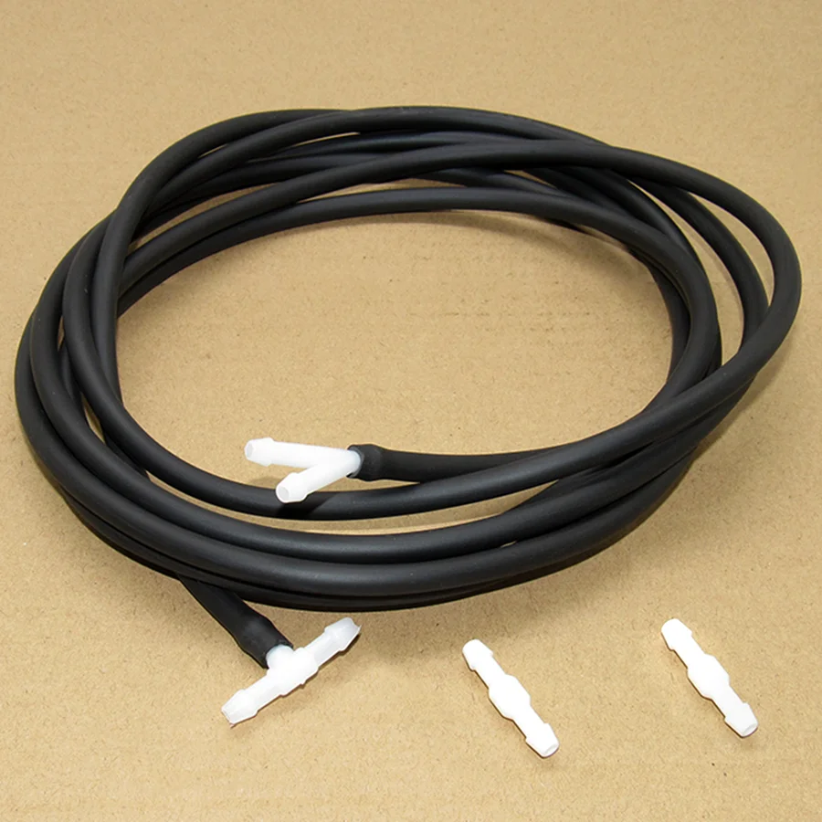 

Universal 2m Windshield Washer Nozzle Hose Tube Pipe Front Window Headlight Pump Car Parts With Connector T Y Straight