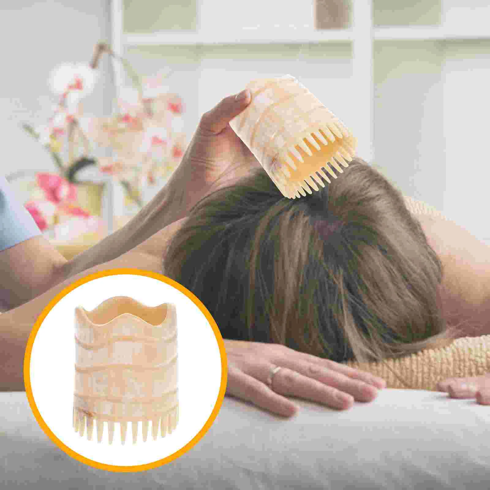 Massage Comb Practical Hair Brush Easy to Clean Scalp Shampoo Horn Consumption Massager Shower