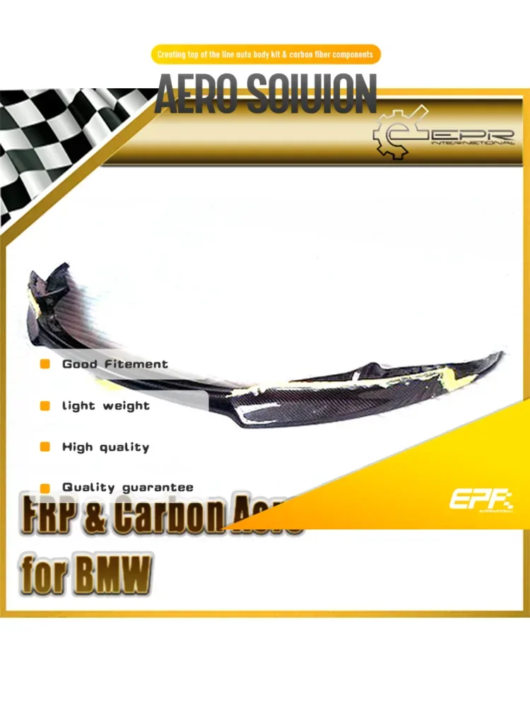 

For BMW E92 M3 H1-Style Front Lip Spoiler Replacement Exterior Body Accessory Fitment Part
