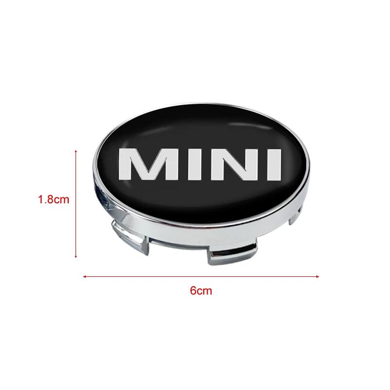 4pcs 60mm Car Wheel Center Hub Cap Rim Cover Emblem Stickers For BMW Mini Cooper R50 R52 R53 R55 R56 R60 R61 F54 F55 F56 Clubman