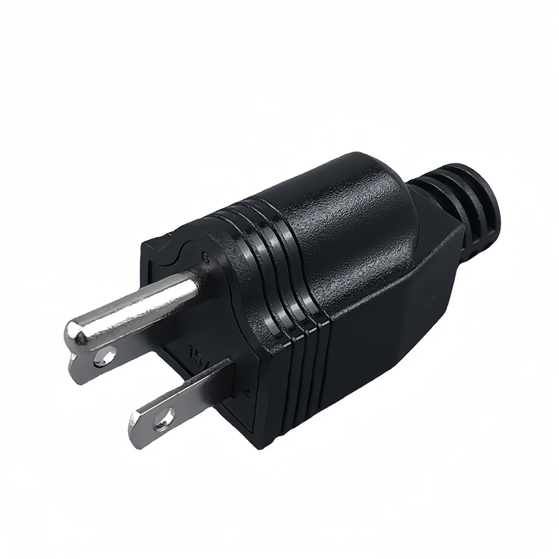 1PCS US 3 Pin 15A 125V Rewireable Male Plug AC Power Extension Cord Connector Adapter