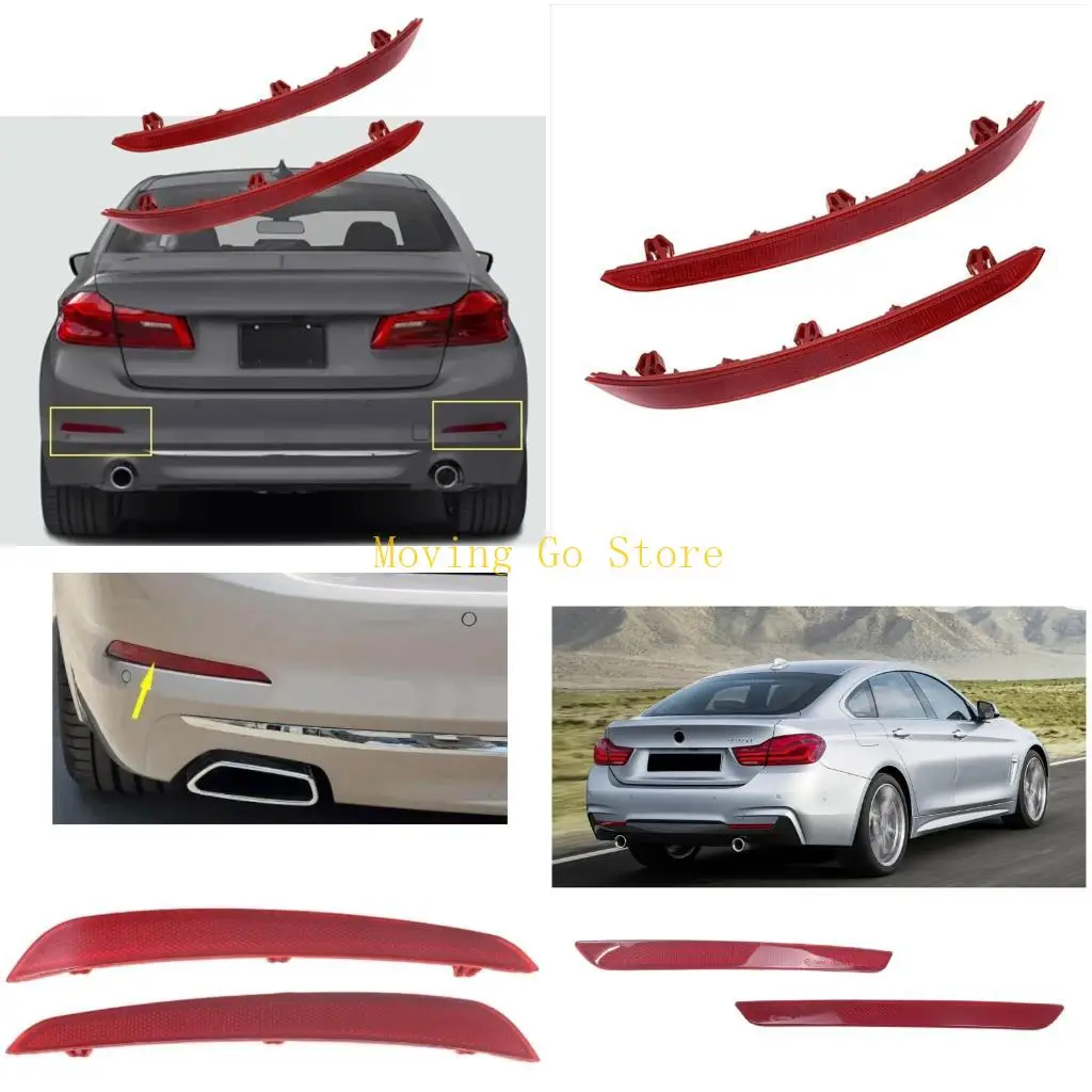 

B5XD Reflector Panel Rear Bumper Trim Reflector Strips for 530i 540i