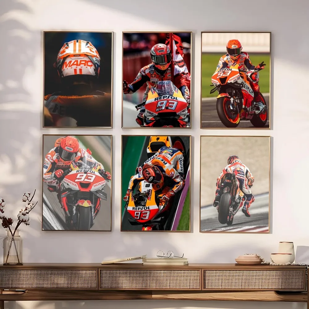 M-Marc M-Marquez  Poster Paper Print Home Living Room Bedroom Entrance Bar Restaurant Cafe Art Painting Decoration