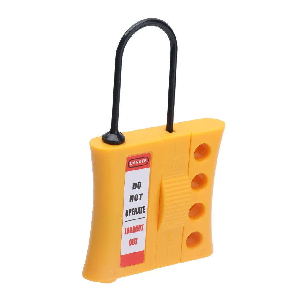 4 Hole Insulated Lockout Tagout Hasp Keyed Padlocks Insulated Padlocks Safety Lock Group Lockout Hasps Industrial Safety