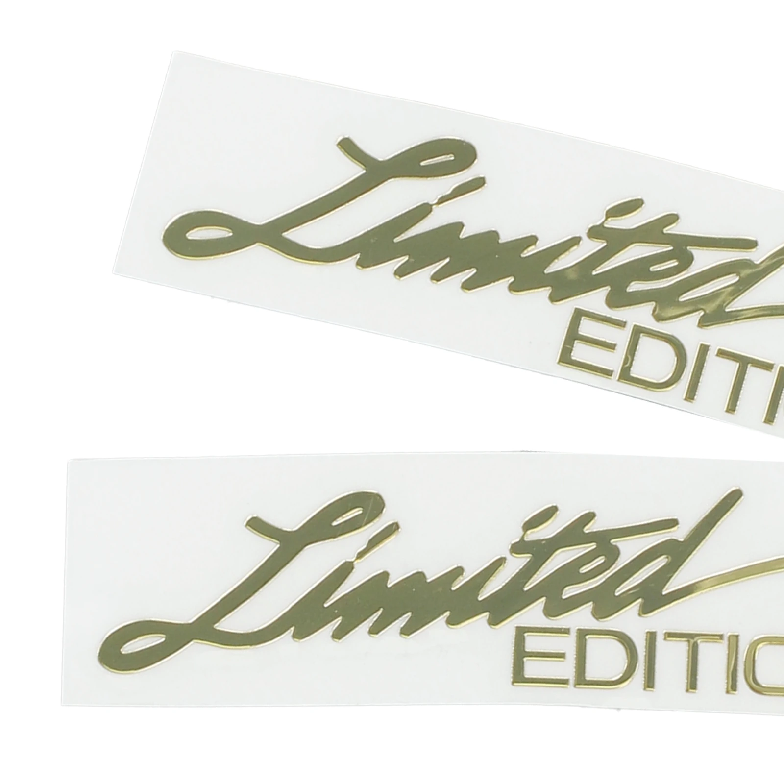 Car Stickers Car Emblem Sticker Logo Badge Logo Emblem Parts 1.8*7.5Cm Replacement Gold Limited Edition 2pcs/Set