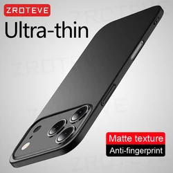 For iPhone17 Pro Max ZROTEVE Slim Matte Hard PC Cover For iPhone 17 Air 17e 16 16e 15 14 12 13 iPhone16 Plus iPhone13 Phone Case