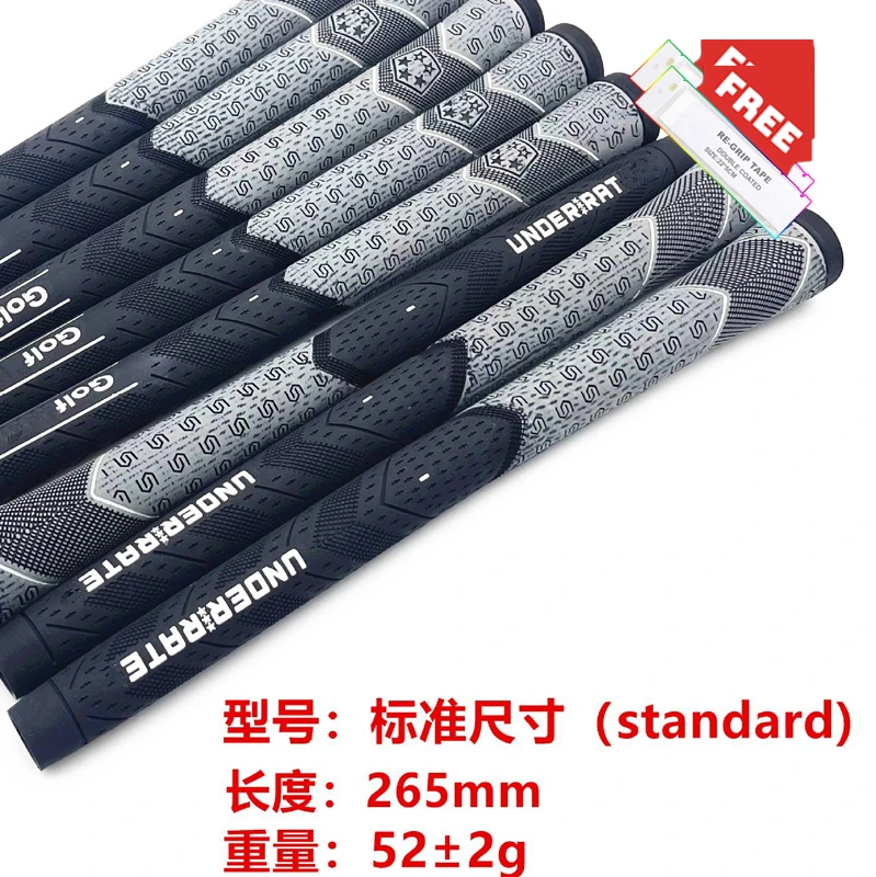 無料テープ 5/26ps McC PLUS4 ゴルフクラブグリップ パターグリップキット カリー限定 スタンダード/ミッドサイズ コットンヤーン ラバー アイアンウッド ゴルフグリップ