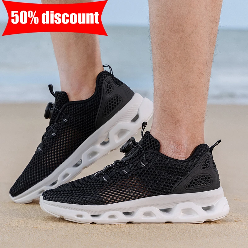 

Мужские кроссовки 2026: Новинка, дышащие, легкие, модные, трендовые летние уличные спортивные туфли для мужчин