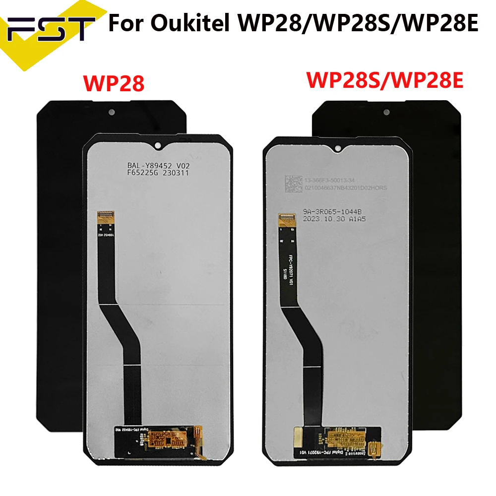 New Original For 6.52 Inches OUKITEL WP28 LCD Display Touch Screen Digitizer Assembly For OUKITEL WP28S WP28E Display LCD