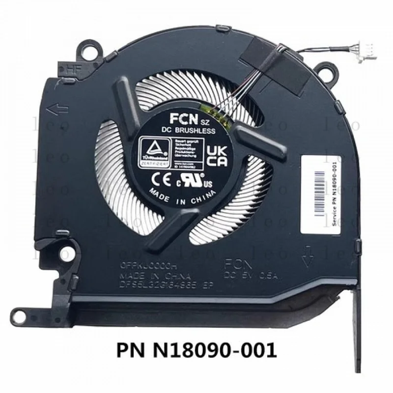 AA جديد لـ HP Omen 16-K 16-N 16-K0013DX 16-K0023DX 16-N0023DX CPU GPU Fan DC5V #2