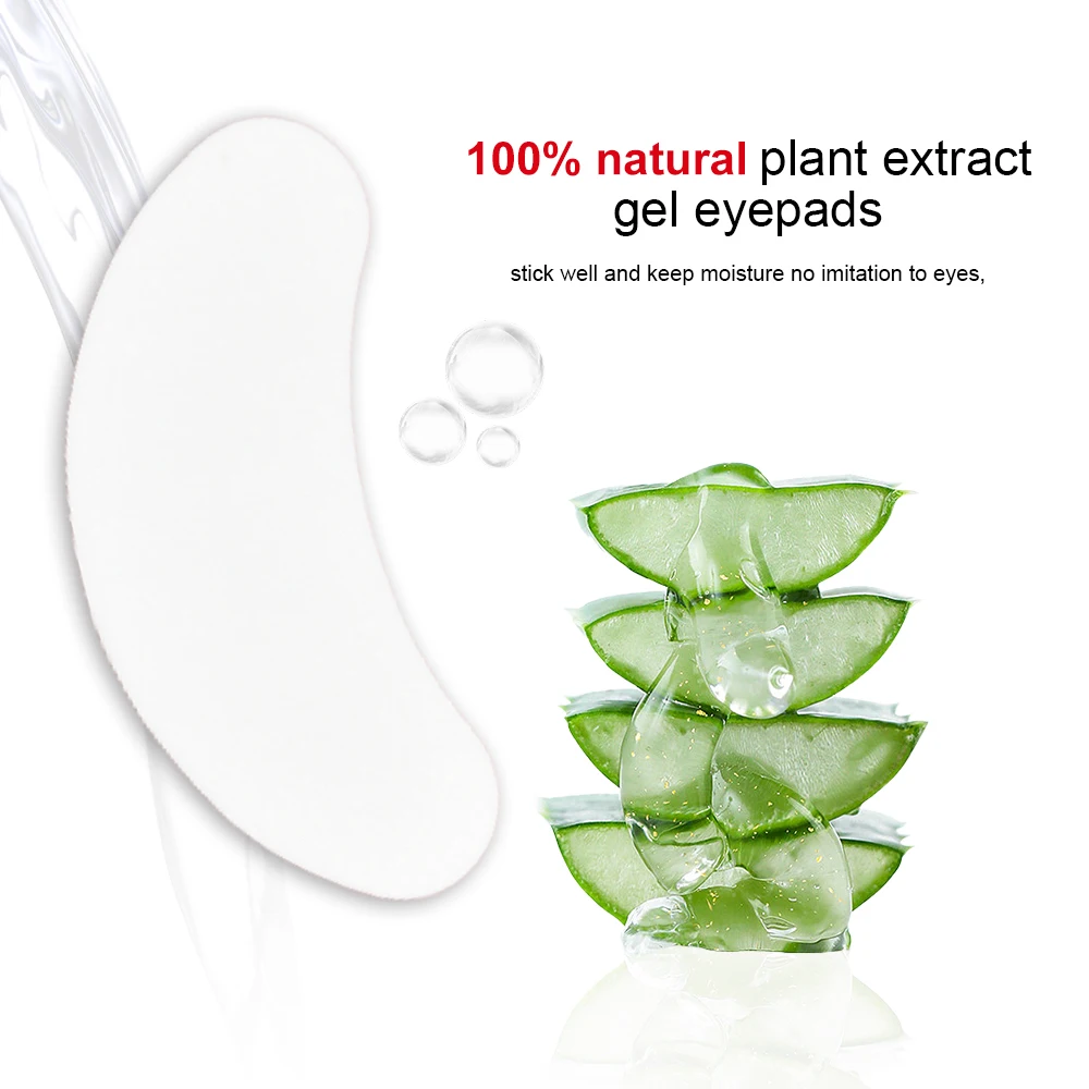 500pairs Eye Patches Hydrogel Gel Eyepads Eyelash Extension Fake Lashes Stickers Lint Free Eye Patches Makeup Supplies Wholesale