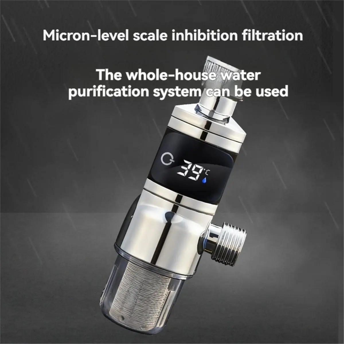 【frki】 Shower Faucet Thermometer Filter Led Digital Display Baby Bath Water Thermometer LED Digital Shower Pyrometer