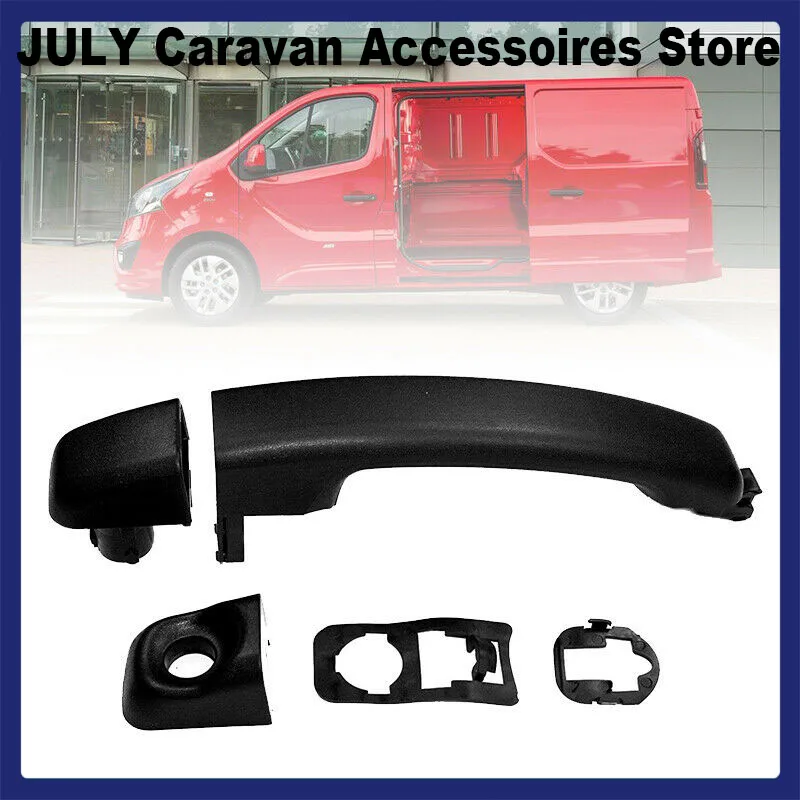

1set Exterior Sliding Door Handle For Renult Trafic Vauxhall/Opel Vivaro B Fiat Talento 2016-2019 Nissan 2015-2019 #806067794R