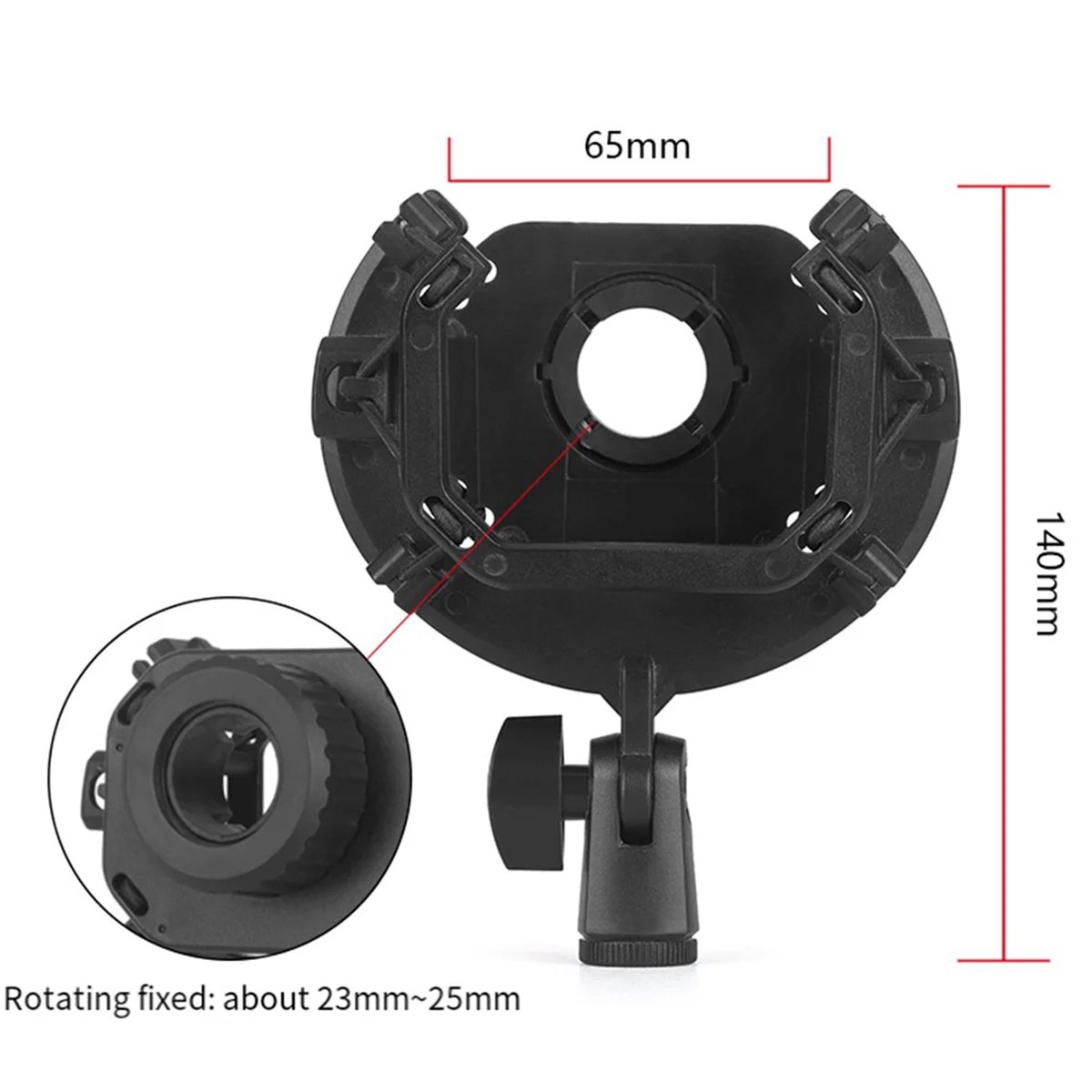 Soporte de choque para micrófono ROO para Lewitt LCT-240, soporte de grabación de micrófono para transmisión en vivo, soporte y soporte para micrófono