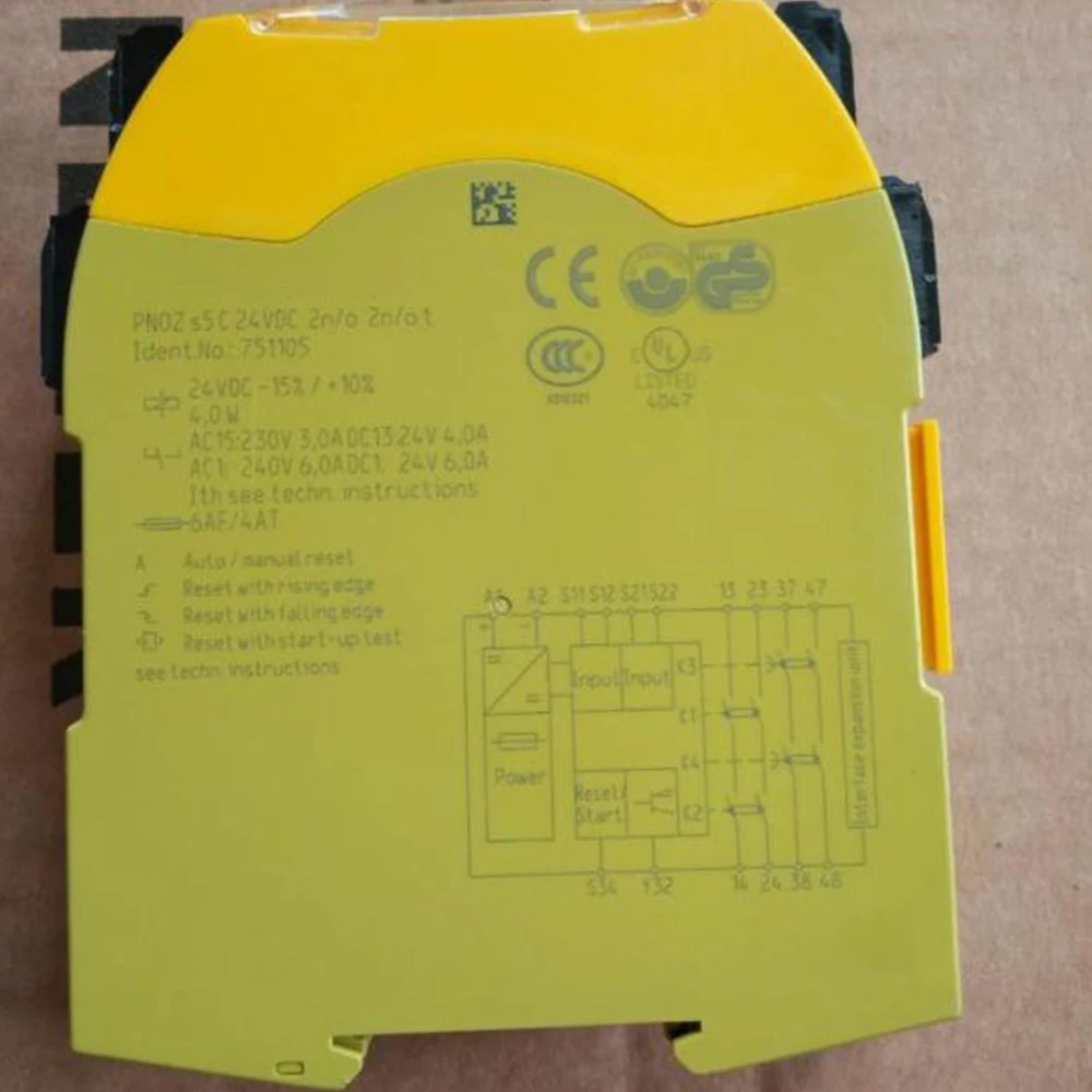 

New For Pilz PNOZ s5 C 24VDC 2n/o 2n/ot 751105 Safety Relay Module
