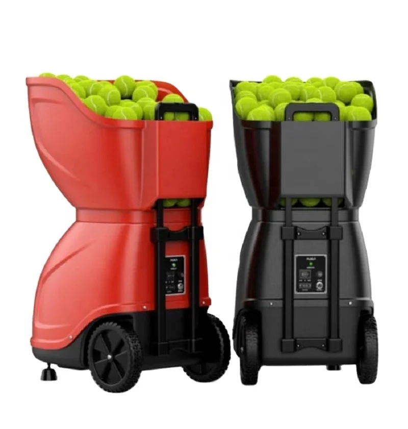 

Manufacture PT 9001 Tennis Ball Slinger Shoot Robot Machine Tennis Padel Ball Serve Machine App Remote Control For Play Exercise