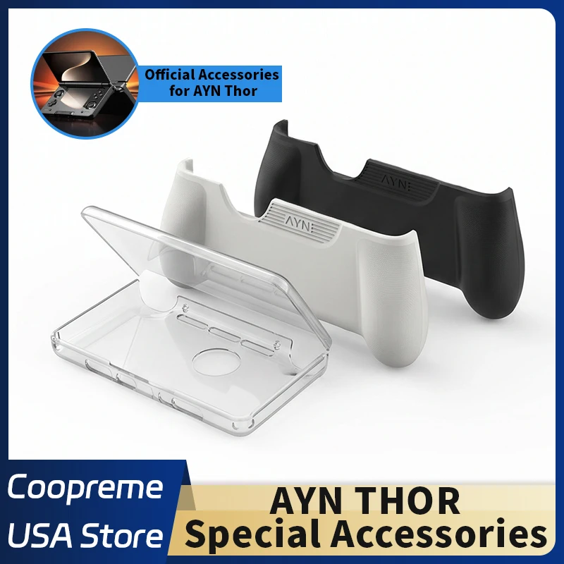 AYN THOR Gaming Accessories Grip Dual Screen Flip Up Handheld Device Protective Case For AYN THOR