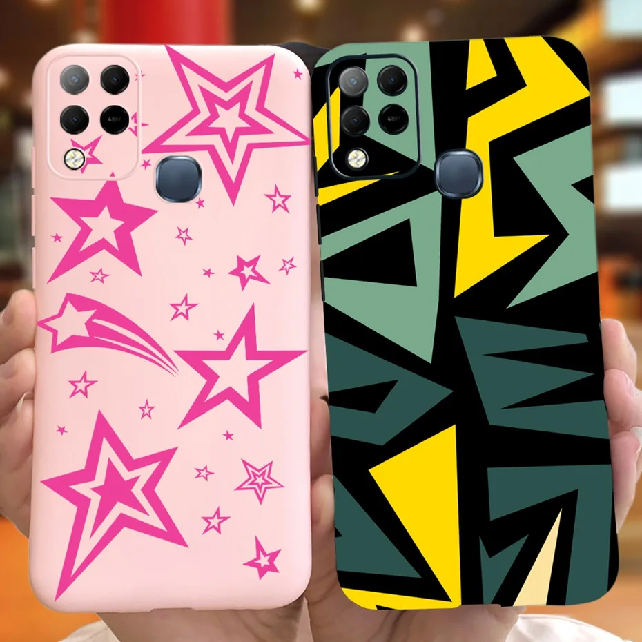 For Infinix Hot 10S NFC Phone Case Cool Fashion Design Soft Silicon Back Cover For INfinix Hot10s Hot 10T X689C X689B