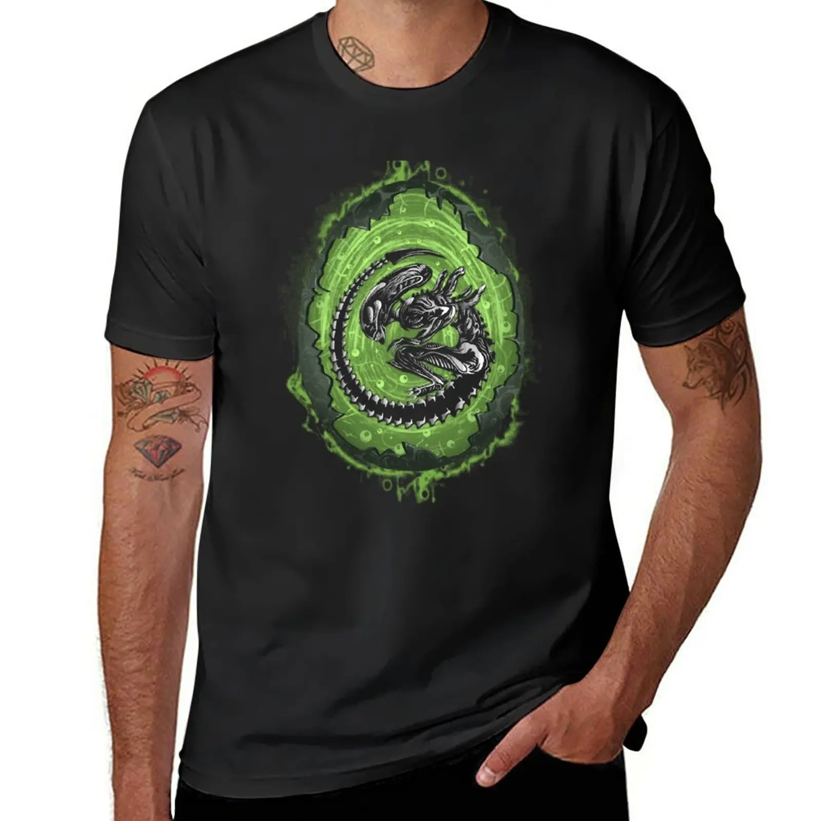 New Alien Incubation T-Shirt blank t shirts man clothes tshirts for men