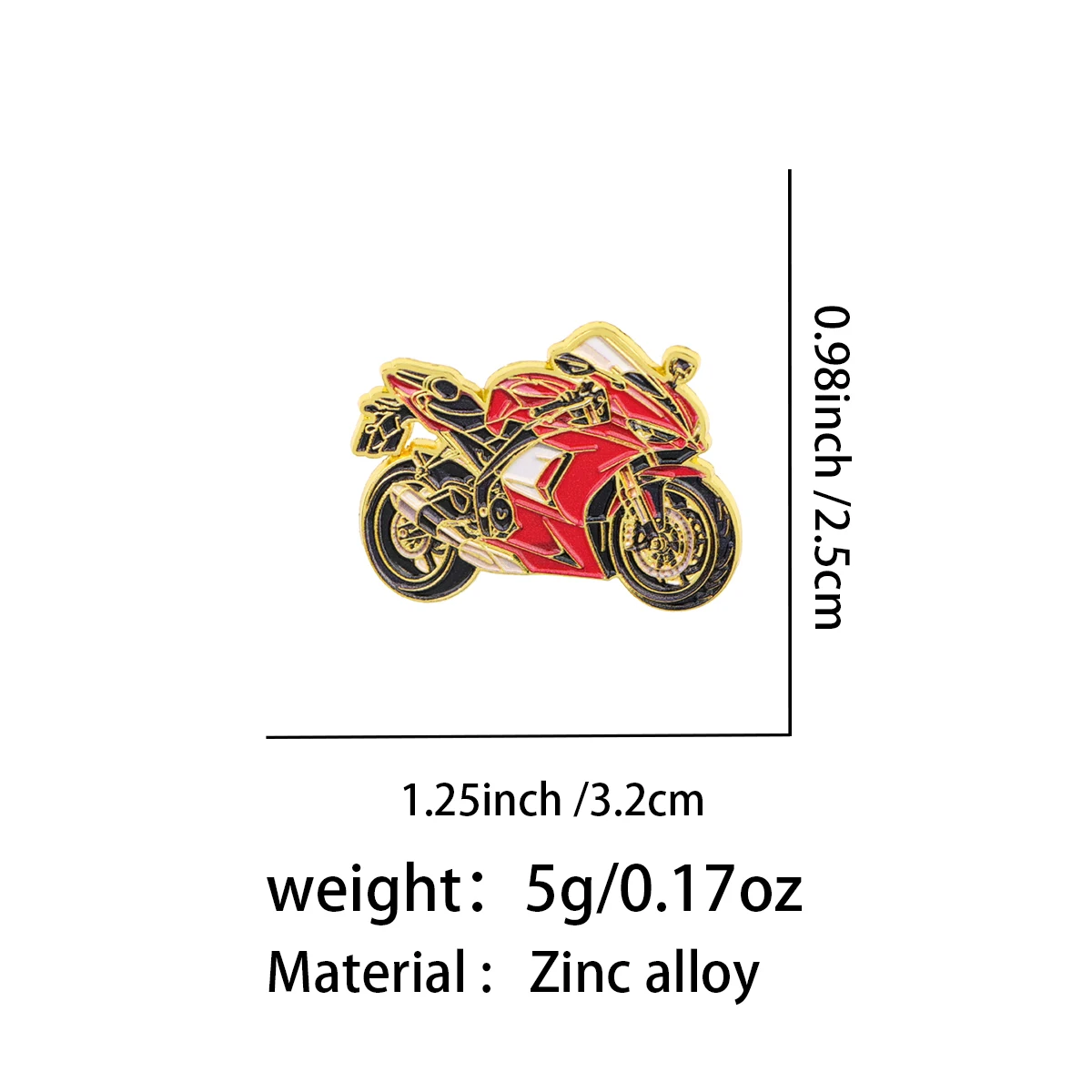 4pcs Cool Motorcycle Soft Enamel Pin Vintage Motorbike Brooch Metal Badge Men Lapel Pin Backpack Jacket Jewelry Accessories