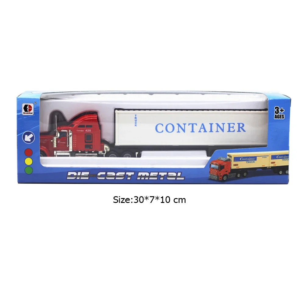 Mini Diecast Simulation Alloy Car Carrier Truck Model Boy Christmas Toys Miniature Vehicles Carrier Truck For Kids