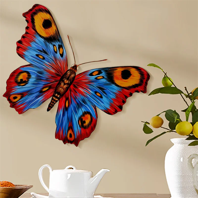 Large 3D Butterfly for Room Decor Big Butterflies Wall Sticker Home Window Wedding Party Decoration Outdoor Garden Yard Ornament