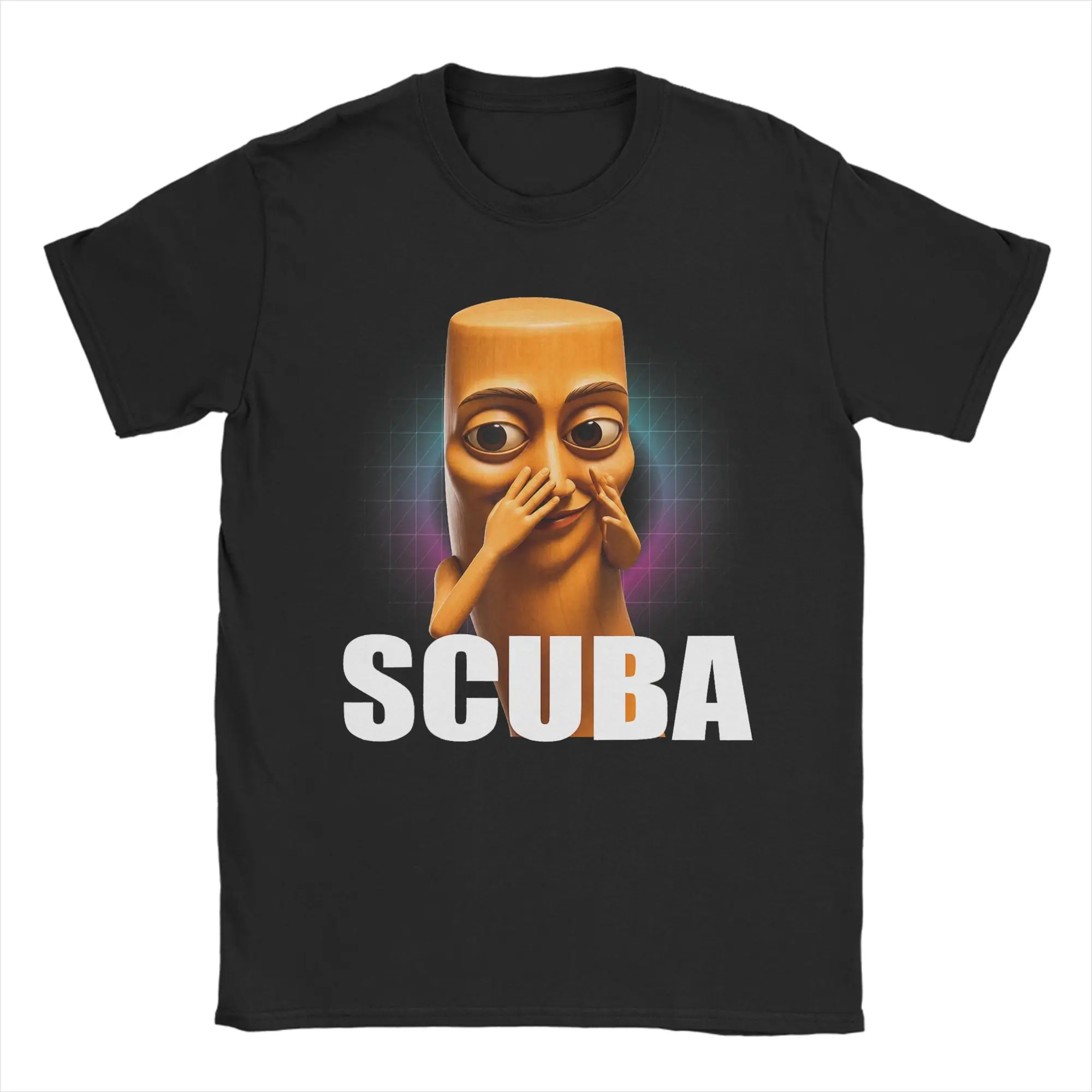 Scuba Tung Tung Sahur Dance Funny Brainrot Meme T Shirt Men's 100% Cotton Funny T-Shirt Tee Shirt Short Sleeve Clothing