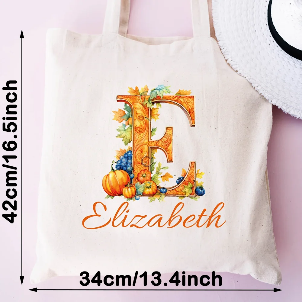 شخصية الخريف اليقطين حمل حقيبة هدايا عيد الشكر للأصدقاء زملاء والأقارب الخريف جو عطلة الهدايا التذكارية